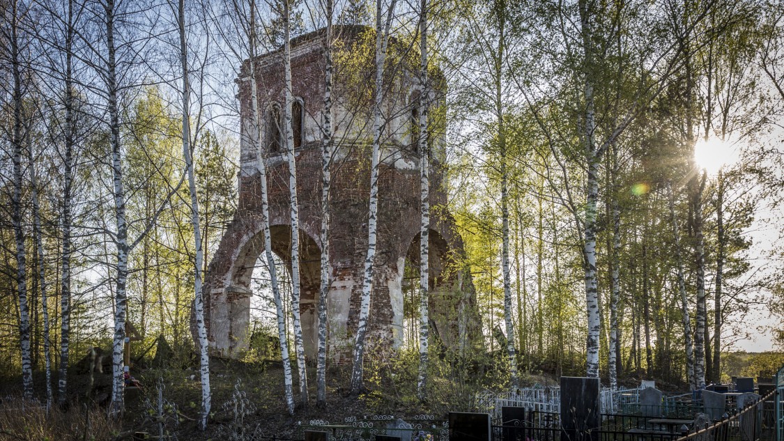 Церковь Тихвинской иконы Божией Матери, Луначарское (Максатихинский район, Тверская область). фасады