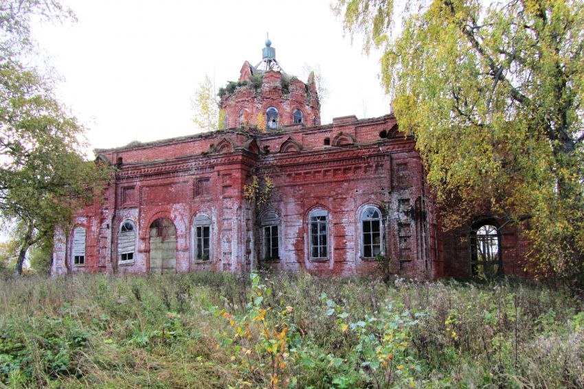 Раевское. Церковь Благовещения Пресвятой Богородицы. фасады, северный фасад