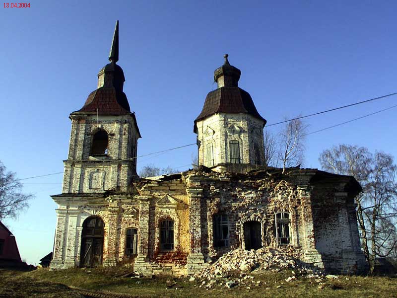 Церковь Вознесения Господня, Михайловское (Лесной район, Тверская область). фасады
