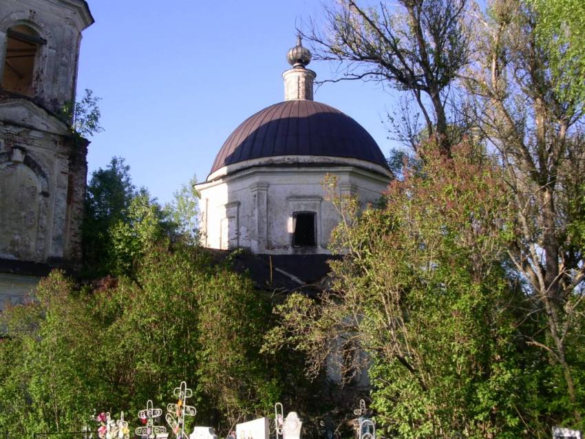Шитовичи. Церковь Вознесения Господня. архитектурные детали, вид с юго-запада на основной объем