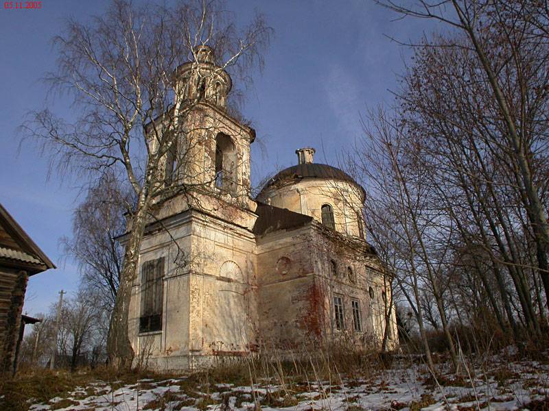 Ильинское (Зашегренье). Церковь Рождества Христова. фасады