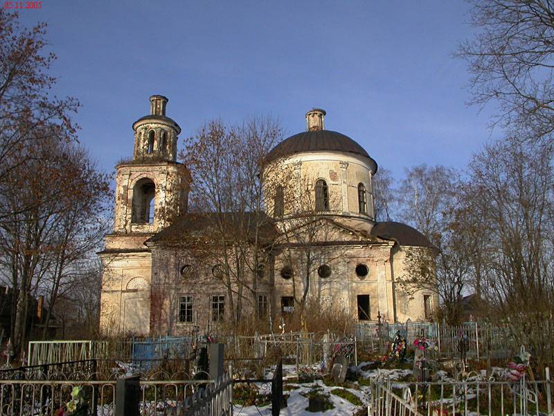 Ильинское (Зашегренье). Церковь Рождества Христова. фасады