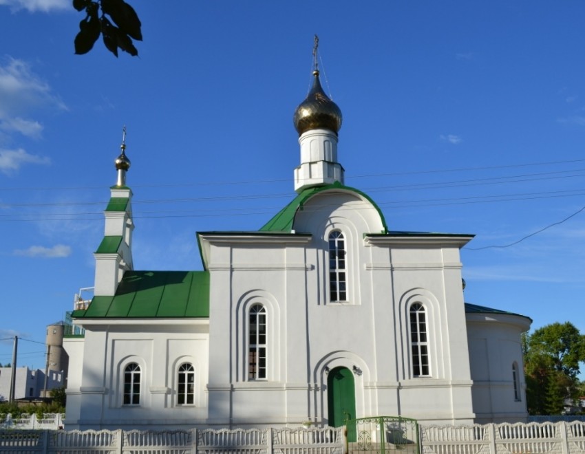 Церковь Николая Чудотворца, Западная Двина (Западнодвинский район, Тверская область). общий вид в ландшафте
