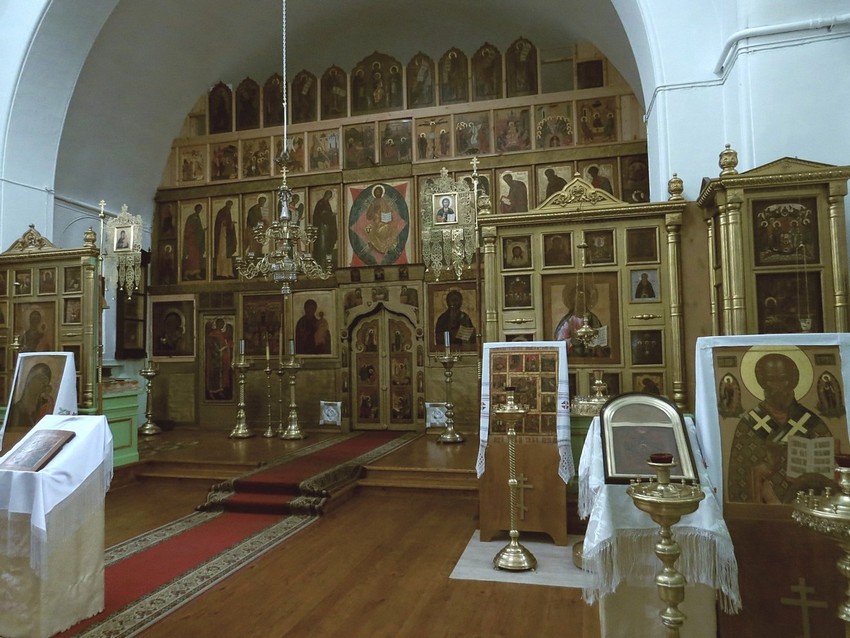 Церковь Николая Чудотворца, Устьяново (Орехово-Зуевский городской округ, Московская область). интерьер и убранство