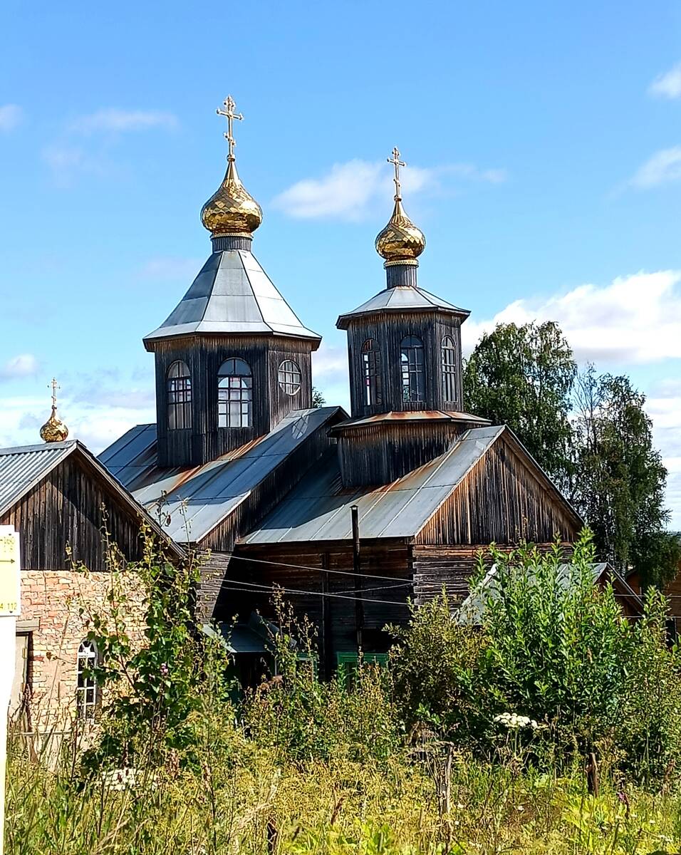 Церковь Преображения Господня (новая), Айкино (Усть-Вымский район, Республика Коми). фасады