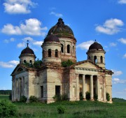 Церковь Троицы Живоначальной, вид с северо-запада, Пятино, Инзенский район, Ульяновская область