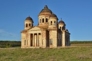 Церковь Троицы Живоначальной, Вид с юго-запада, Пятино, Инзенский район, Ульяновская область