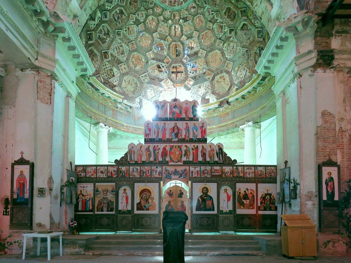 Церковь Троицы Живоначальной, Пятино (Инзенский район, Ульяновская область). интерьер и убранство