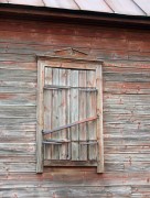 Неизвестная старообрядческая моленная, Декор окна моленной<br>, Бондаришки, Аугшдаугавский край, Латвия