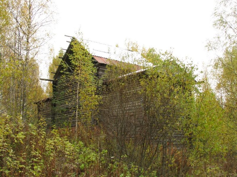 Введенский Паданский монастырь, Падано, урочище (Подпорожский район, Ленинградская область). общий вид в ландшафте, Церковь