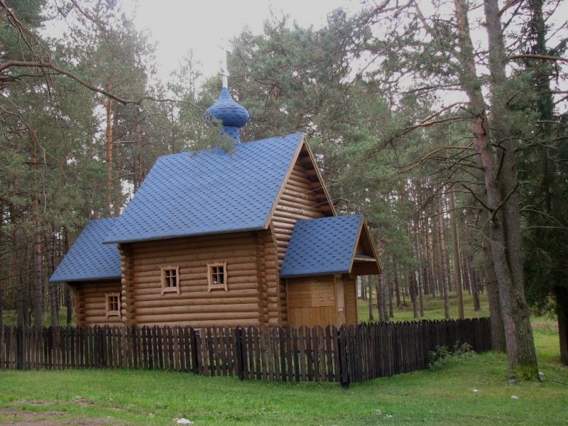Церковь Николая Чудотворца, Ярославичи (Подпорожский район, Ленинградская область). общий вид в ландшафте