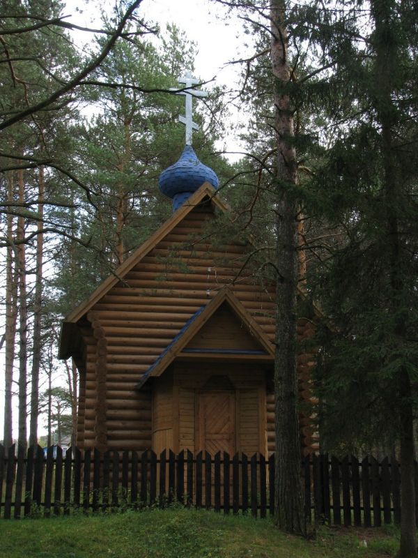 Церковь Николая Чудотворца, Ярославичи (Подпорожский район, Ленинградская область). общий вид в ландшафте