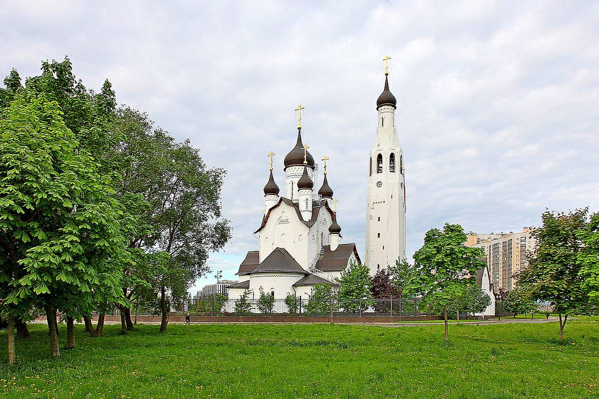 фасады. Церковь Петра апостола, Невский район (Санкт-Петербург, г. Санкт-Петербург)