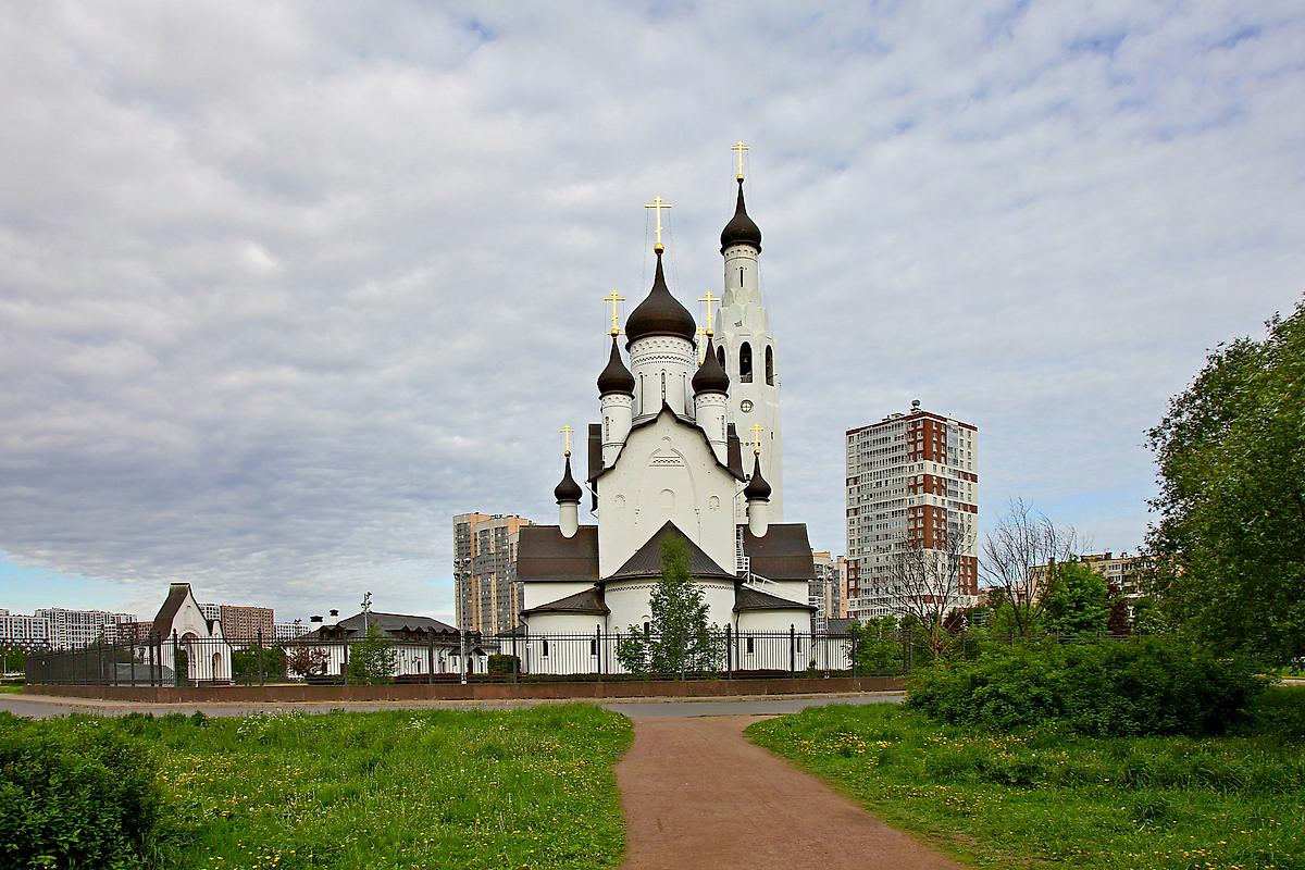 фасады. Церковь Петра апостола, Невский район (Санкт-Петербург, г. Санкт-Петербург)