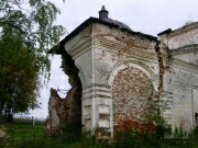 Церковь Преображения Господня, паперть, вид с юго-запада<br>, Чакула (Рябово), Ленский район, Архангельская область