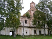 Церковь Спаса Преображения, вид с юга<br>, Чакула (Рябово), Ленский район, Архангельская область
