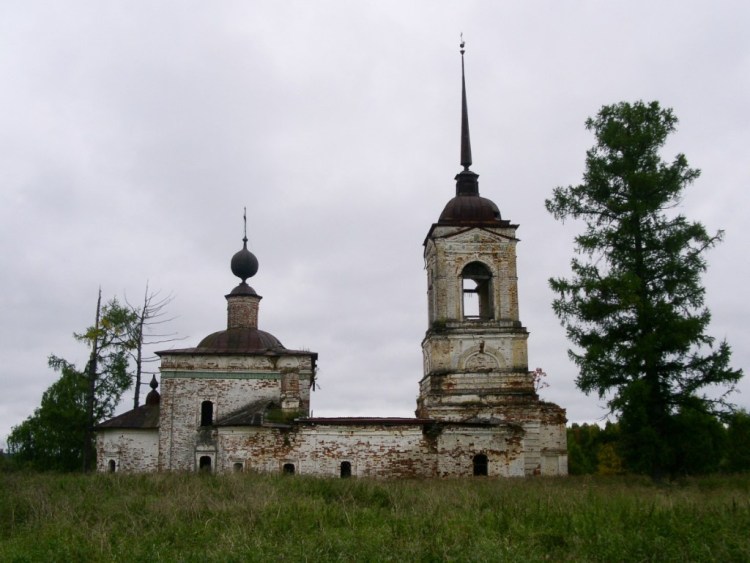 Церковь Благовещения Пресвятой Богородицы, Туглим, урочище (Ленский район, Архангельская область). фасады, вид с севера