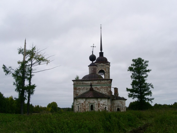 Церковь Благовещения Пресвятой Богородицы, Туглим, урочище (Ленский район, Архангельская область). фасады, вид с востока