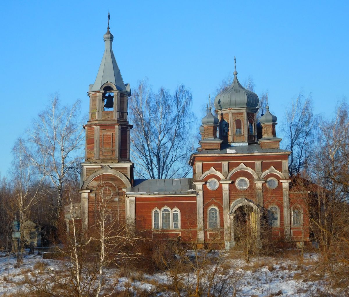 Осиновка. Церковь Троицы Живоначальной. фасады