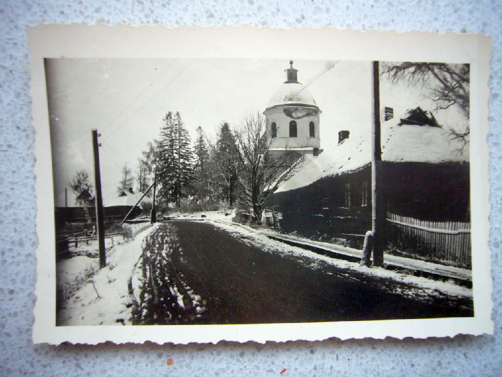 Церковь Георгия Победоносца, Кудеверь (Бежаницкий район, Псковская область). архивная фотография, Фото 1941 г. с аукциона e-bay.de