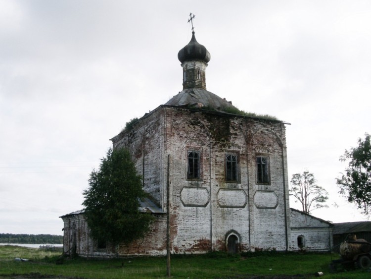 Симонова пустынь (Белопашино). Церковь Спаса Преображения быв. Сойгинского монастыря. фасады, вид с северо-востока