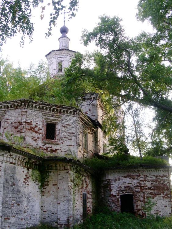 Пустынский погост (Слободчиково). Церковь Успения Пресвятой Богородицы. архитектурные детали, вид с северо-востока