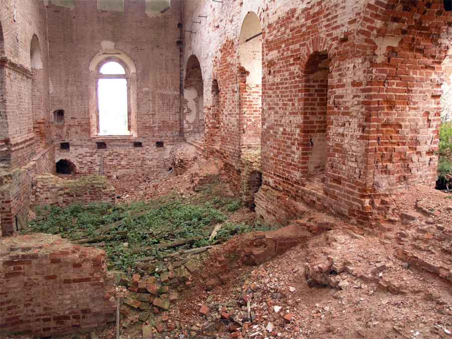 Церковь Троицы Живоначальной, Пятиусово (Западнодвинский район, Тверская область). интерьер и убранство