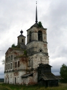 Церковь Воскресения Христова, вид с северо-запада<br>, Урдома (Бережная), Ленский район, Архангельская область