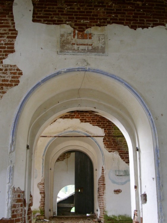 Церковь Воскресения Христова, Урдома (Бережная) (Ленский район, Архангельская область). интерьер и убранство, западная стена основного объема верхней церкви