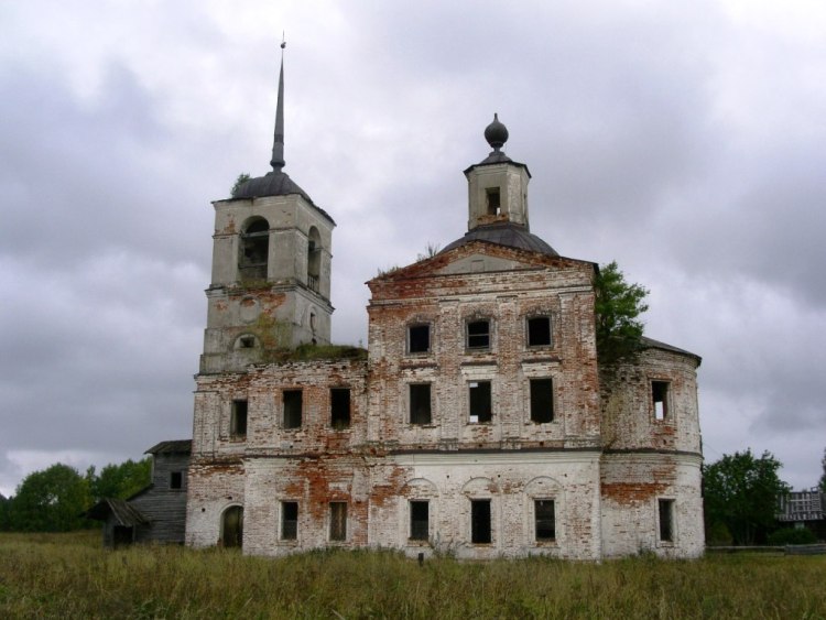 Урдома (Бережная). Церковь Воскресения Христова. фасады, южный фасад