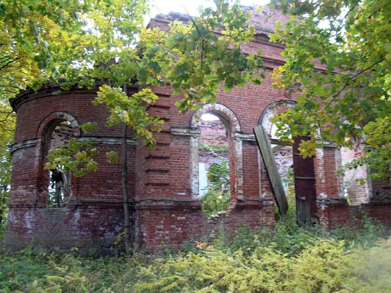 Духново. Церковь Покрова Пресвятой Богородицы. фасады