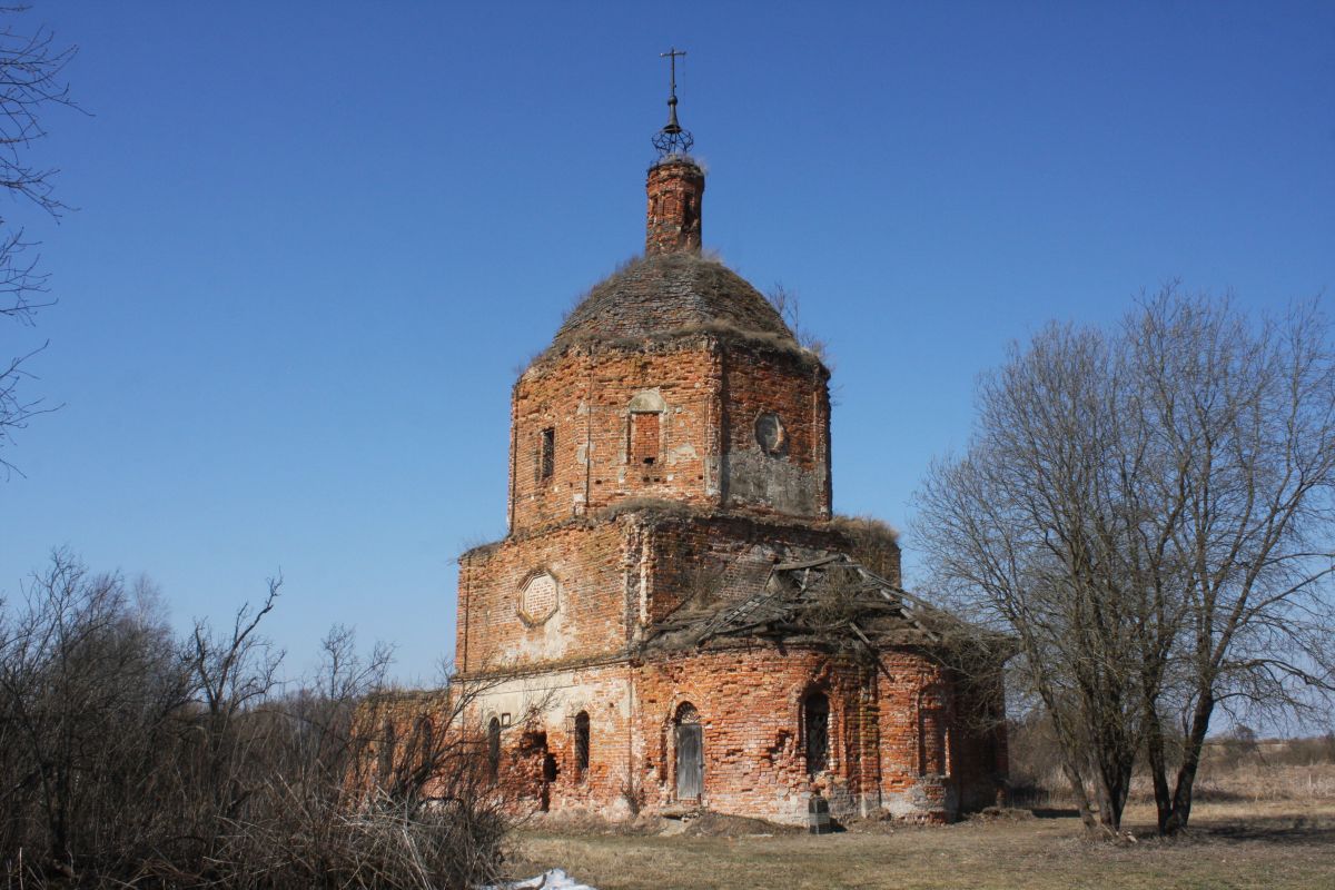 Церковь Николая Чудотворца, Гришово (Бабынинский район, Калужская область). фасады