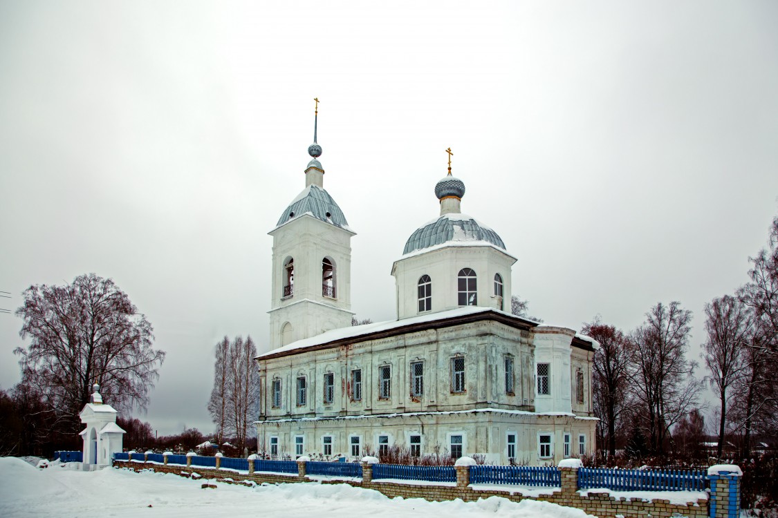 Церковь Воскресения Христова, Воскресенское (Лацковский с/о) (Некоузский район, Ярославская область). фасады