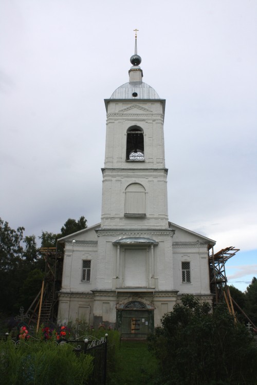 Воскресенское (Лацковский с/о). Церковь Воскресения Христова. фасады