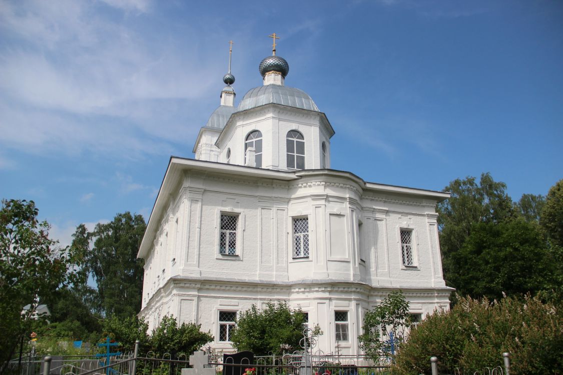 Церковь Воскресения Христова, Воскресенское (Лацковский с/о) (Некоузский район, Ярославская область). фасады