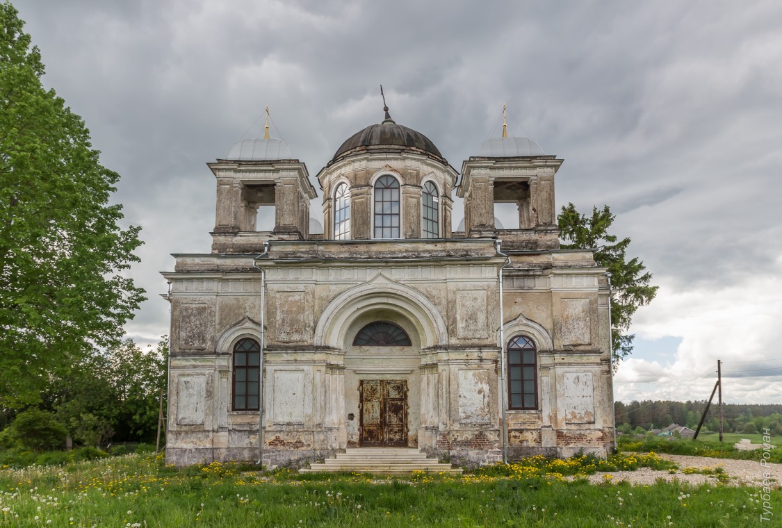 Церковь Успения Пресвятой Богородицы, Родня (Старицкий район, Тверская область). фасады, Северный фасад