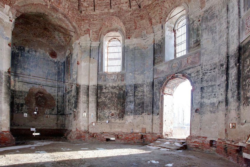 Церковь Николая Чудотворца, Гурьево-Воскресенское (Старицкий район, Тверская область). интерьер и убранство
