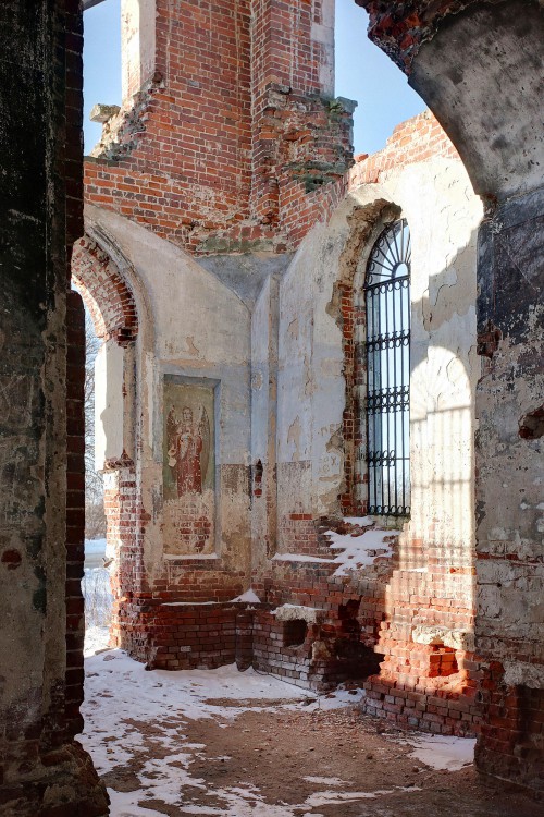 Гурьево-Воскресенское. Церковь Николая Чудотворца. интерьер и убранство