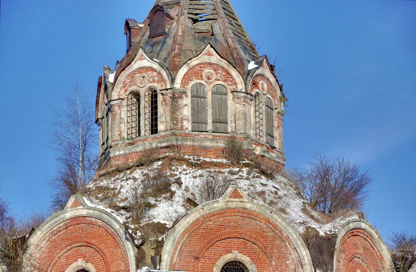 Церковь Николая Чудотворца, Гурьево-Воскресенское (Старицкий район, Тверская область). архитектурные детали