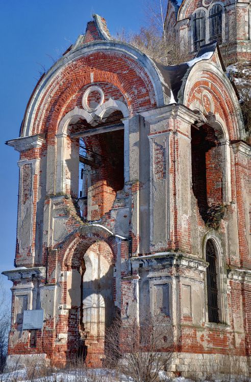 Гурьево-Воскресенское. Церковь Николая Чудотворца. архитектурные детали