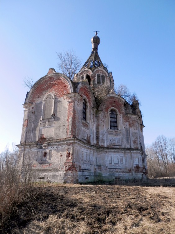 Гурьево-Воскресенское. Церковь Николая Чудотворца. фасады