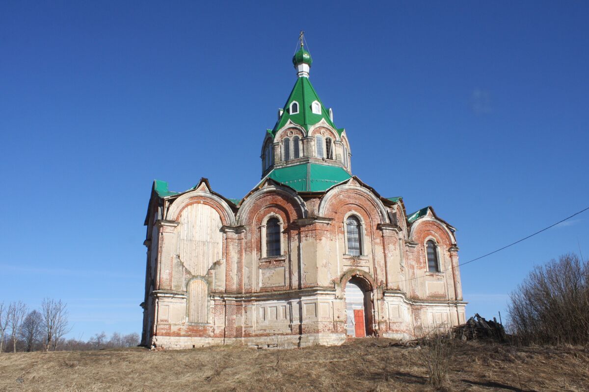 Церковь Николая Чудотворца, Гурьево-Воскресенское (Старицкий район, Тверская область). фасады