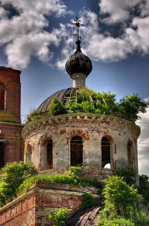 Церковь Иоанна Предтечи, Романово (Старицкий район, Тверская область). архитектурные детали
