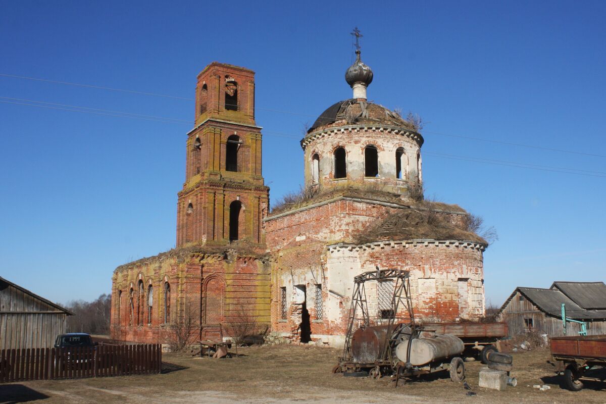 Церковь Иоанна Предтечи, Романово (Старицкий район, Тверская область). фасады