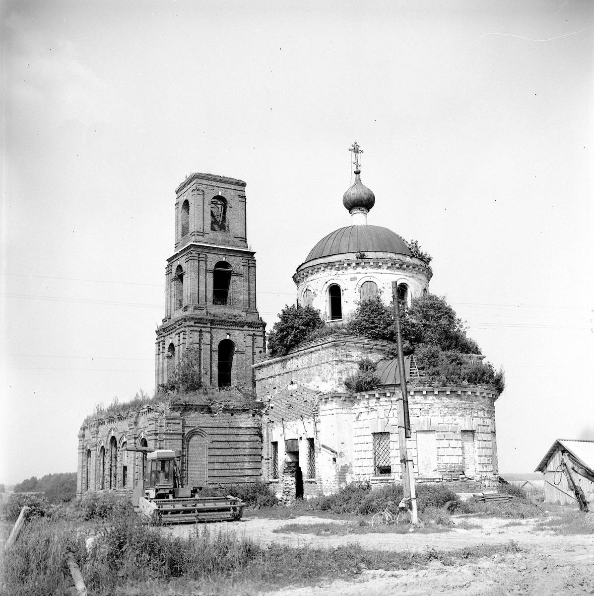 документальные фотографии. Церковь Иоанна Предтечи, Романово (Старицкий район, Тверская область)