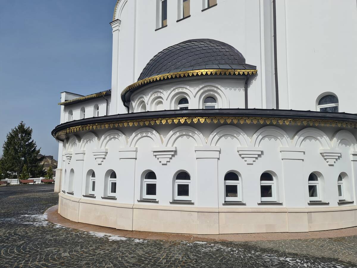 Церковь Воскресения Христова, Воскресенское (Новомосковский административный округ (НАО), г. Москва). архитектурные детали, Фрагмент южного фасада