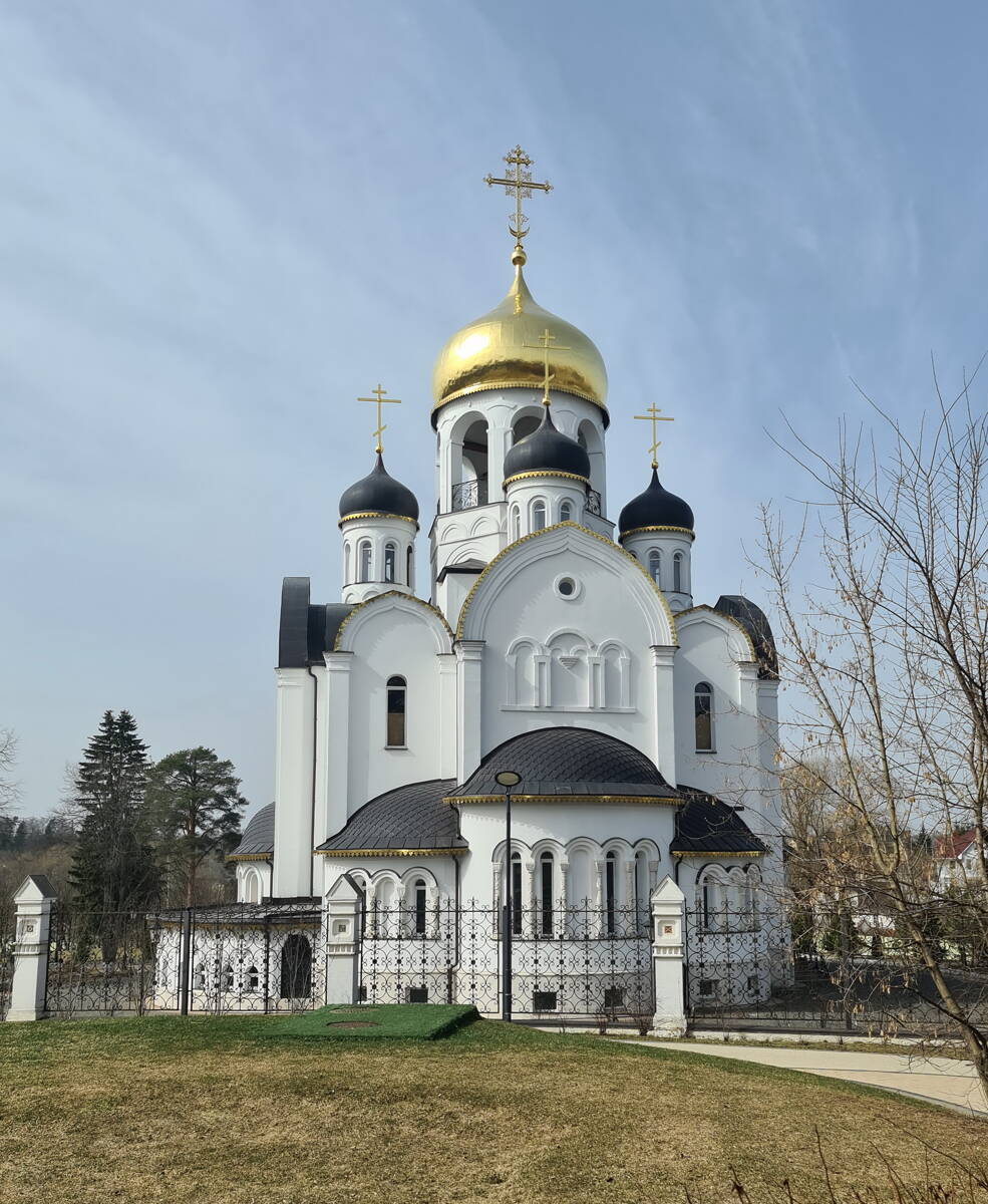 Воскресенское. Церковь Воскресения Христова. фасады, Вид с востока