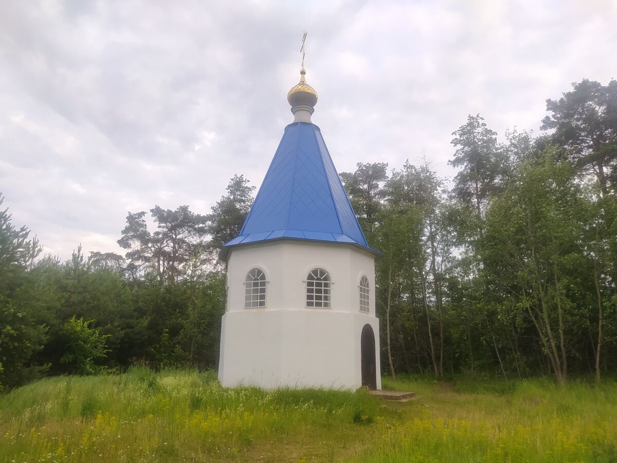 Часовня Петра и Павла, Зуевы Ключи (Каракулинский район, Республика Удмуртия). общий вид в ландшафте