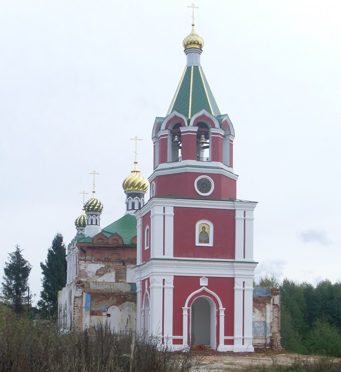 Берёзовка. Церковь Александра Невского. фасады