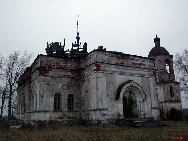 Церковь Нила Столобенского, Жабны (Фировский район, Тверская область). фасады